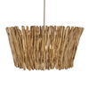 Rhea 4 Light Wood Branch Chandelier thumbnail 4