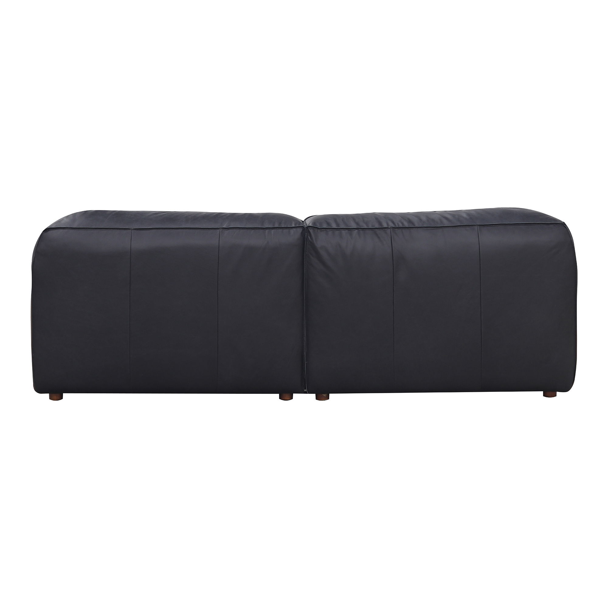 Form Nook Modular Sectional Vantage Black Leather large image 