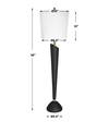 Cypher Modern Buffet Lamp, Table Lamp by Uttermost, 10" width x 36" height x 10" depth thumbnail 3