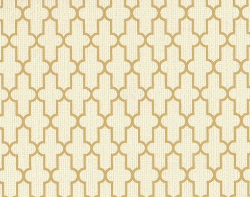 Frame Geometric Cream Wallpaper