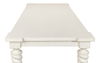 Teagan Dining Table, Antique White, by Sarreid, 85" length x 37" width x 30" height thumbnail 4