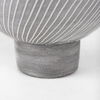 Blume 12.5H Off-White with Gray Textured Vase, by Mercana, 9.45" length x 9.45" width x 12.6" height thumbnail 8