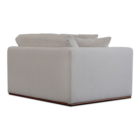 Rue Left Arm Facing Chair Off White