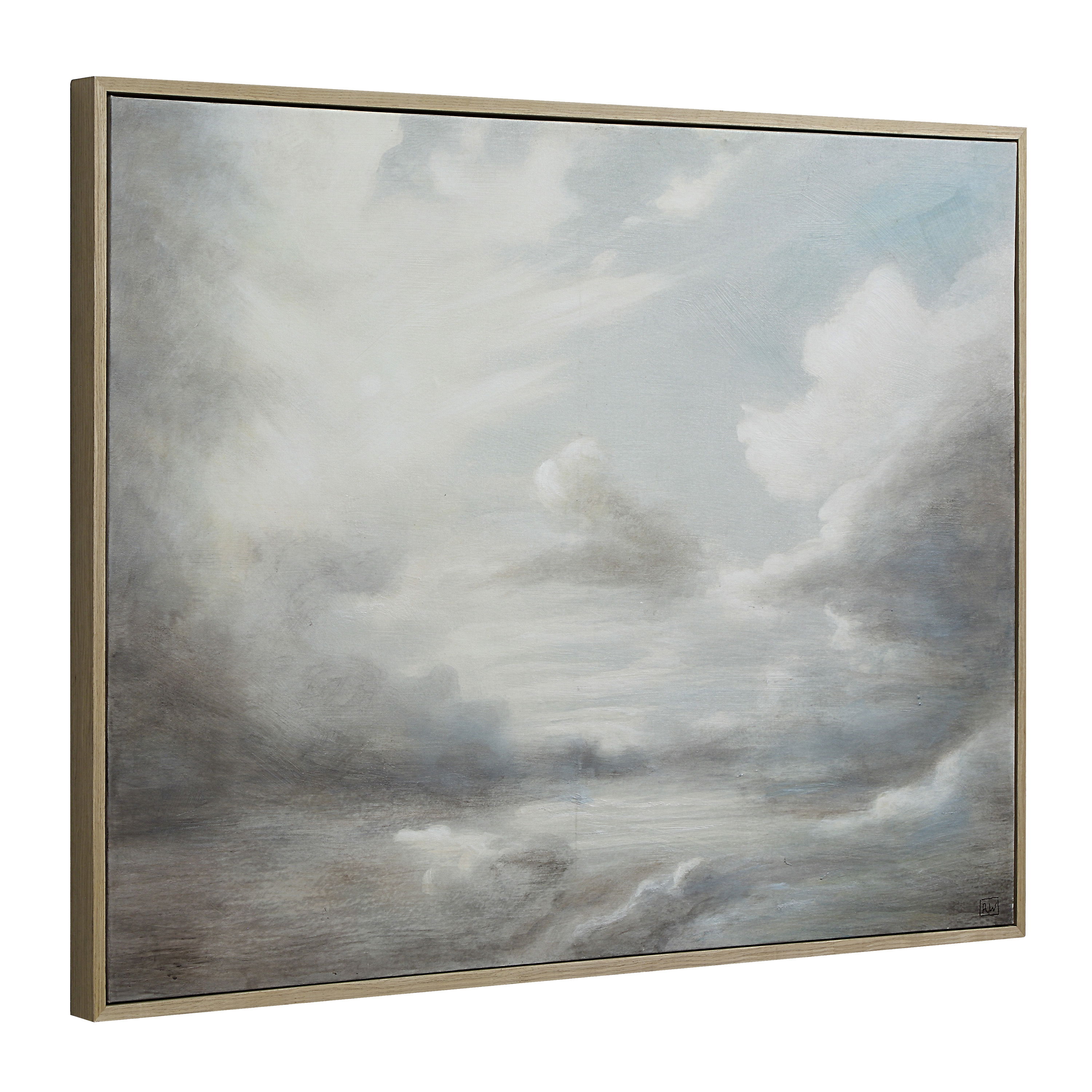 Anse, Painting by Renwil, 36" height x 2" depth View 2