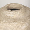 Rama Small Beige Paper Mache Floor Vase, by Mercana, 14" length x 14" width x 29" height thumbnail 5