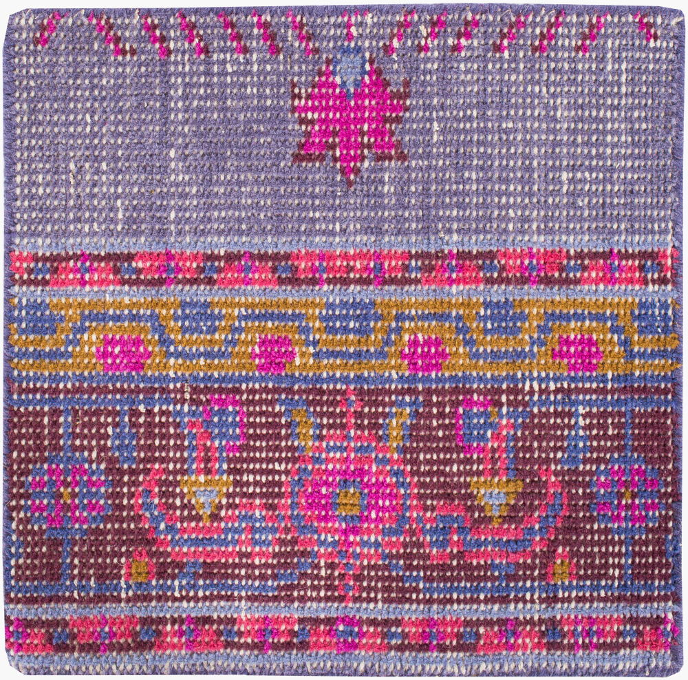 Zahra Handmade Rug, by Surya, 1'6" length x 1'6" width