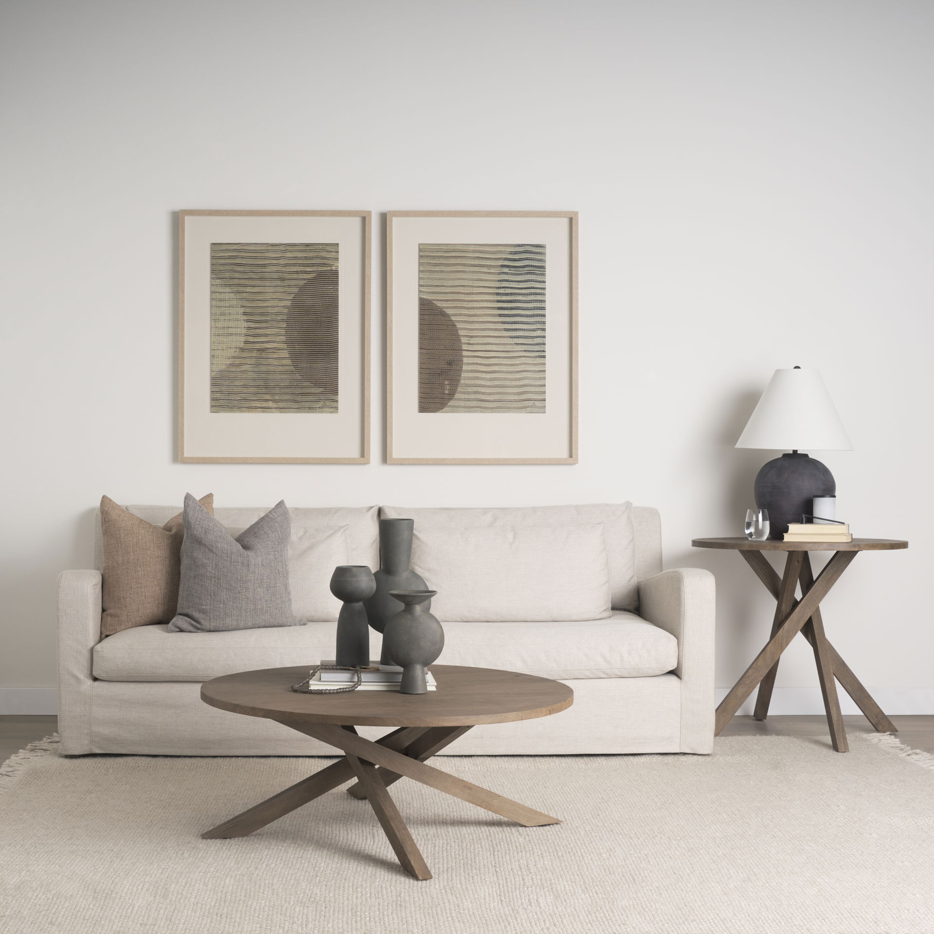 Kaz  Earthy Brown Ceramic Vase, by Mercana, 8.27" length x 3.94" width x 16.73" height View 2