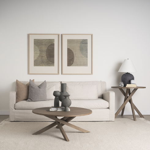 Kaz  Earthy Brown Ceramic Vase