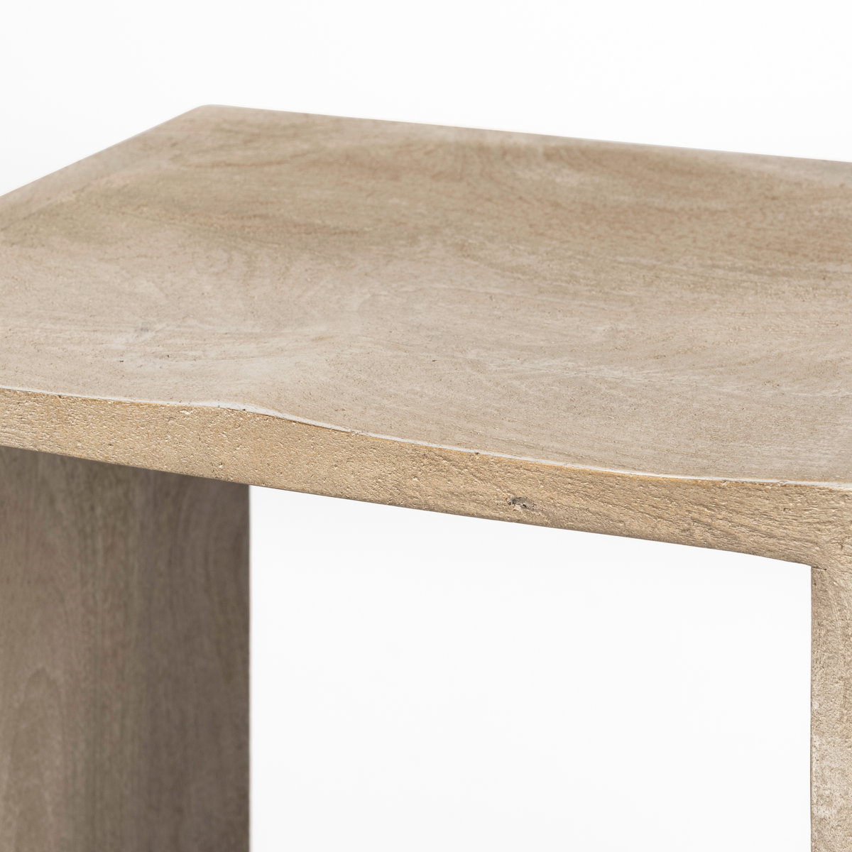 Aida Backless 30in Seat Bar Stool | Light Gray, Counter & Bar Stool by Mercana, 18.5" length x 14" width x 30" height View 7