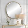 Canillo Gold Round Mirror, by Uttermost, 42" width x 42" height x 0.75" depth thumbnail 4