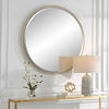 Canillo Gold Round Mirror, by Uttermost, 42" width x 42" height x 0.75" depth thumbnail 4