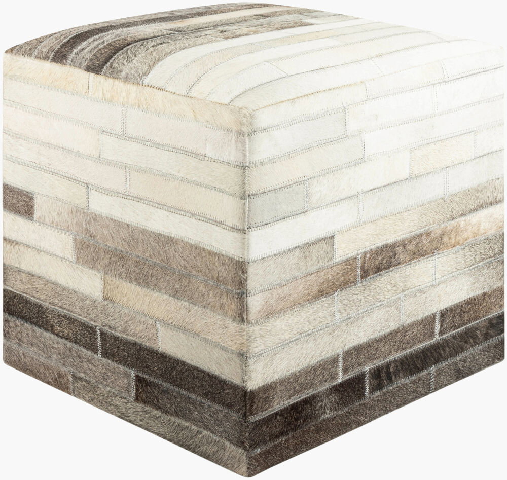 Appalachian Ottoman, by Surya, 18" width x 18" height