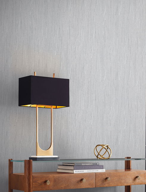 Piedmont Bamboo Grey Wallpaper