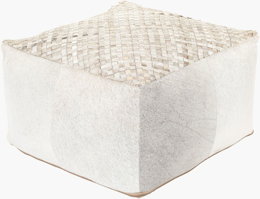 Arlington Pouf, Ottoman by Surya, 22" width x 13" height