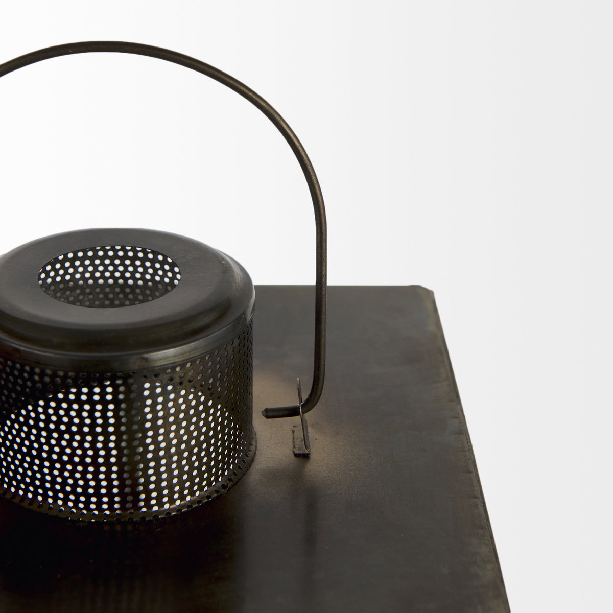 Grimwig (Small) 8L x 8W x 15H LANTERN with SHEET BASE WITHOUT BEVEL, Lighting by Mercana, 8.27" length x 8.27" width x 14.57" height View 10