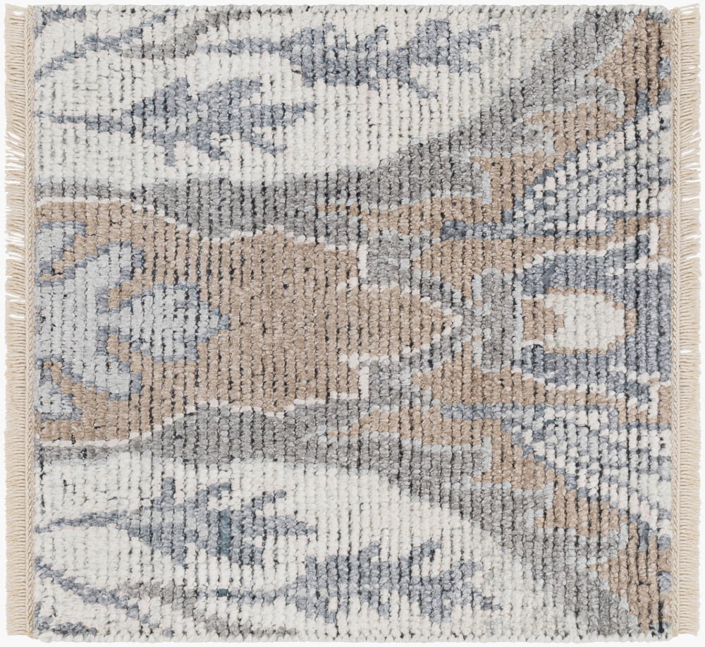 Kushal Handmade Rug, by Surya, 1'6" length x 1'6" width