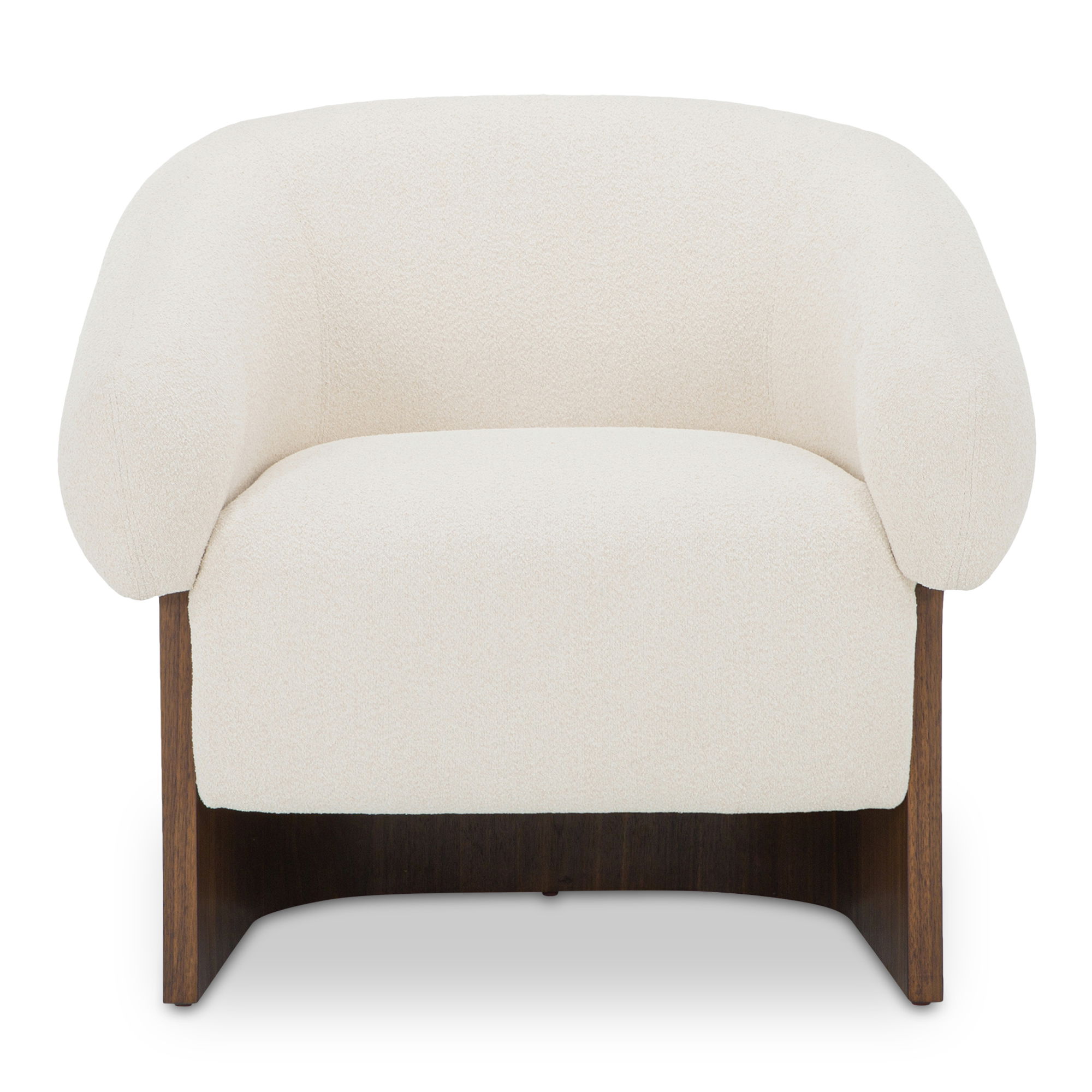 Otto Accent Chair Flecked Cream, by Moe's Home, 33.27" width x 29.5" height x 29.7" depth View 1