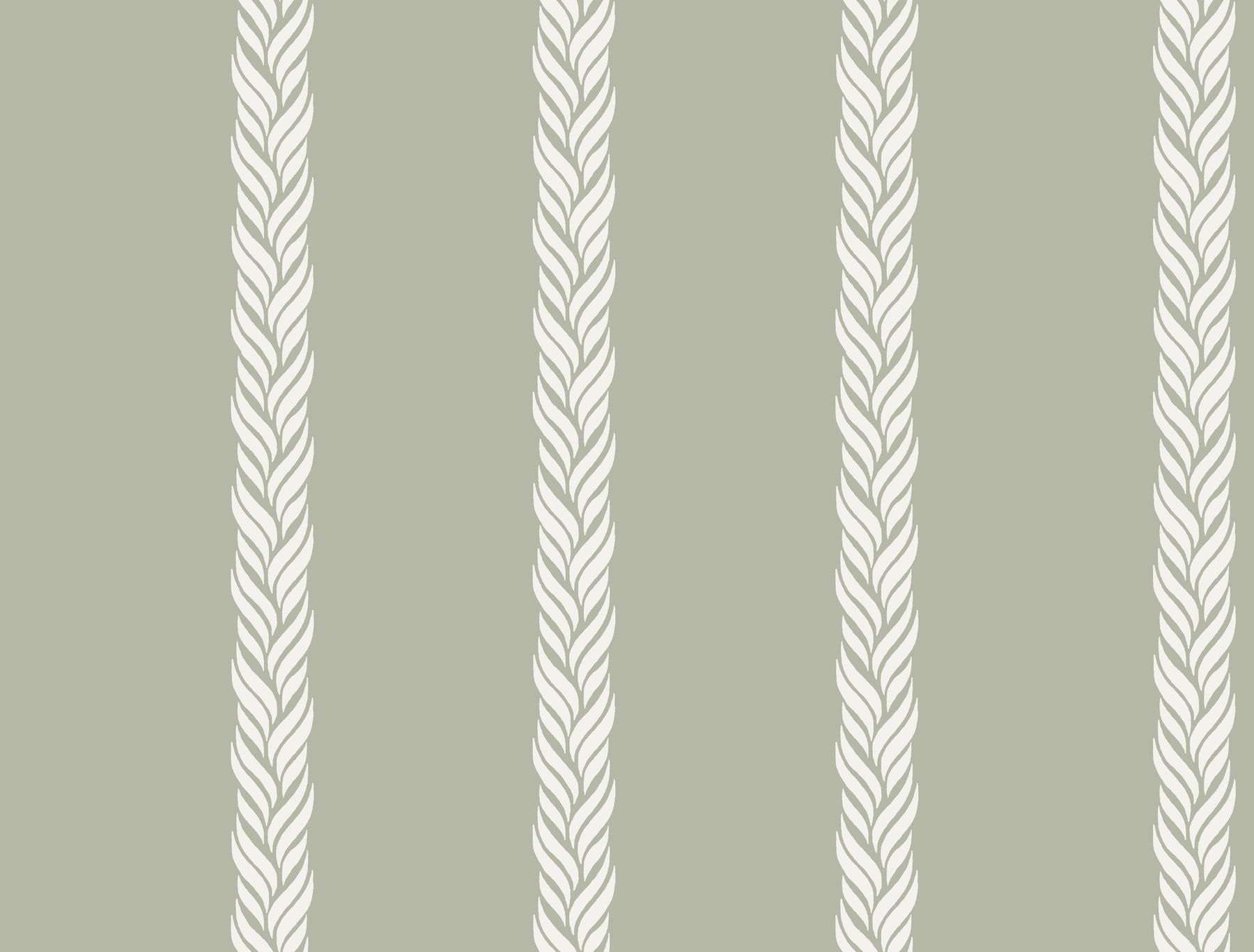 Braided Stripe Green Wallpaper large image 