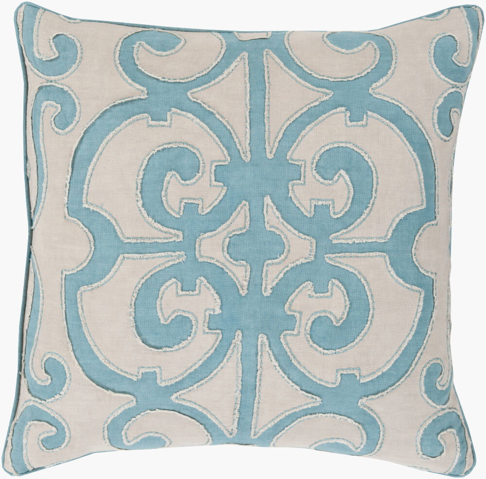Amelia Accent Pillow, Decorative Pillow by Surya, 18" length x 18" width
