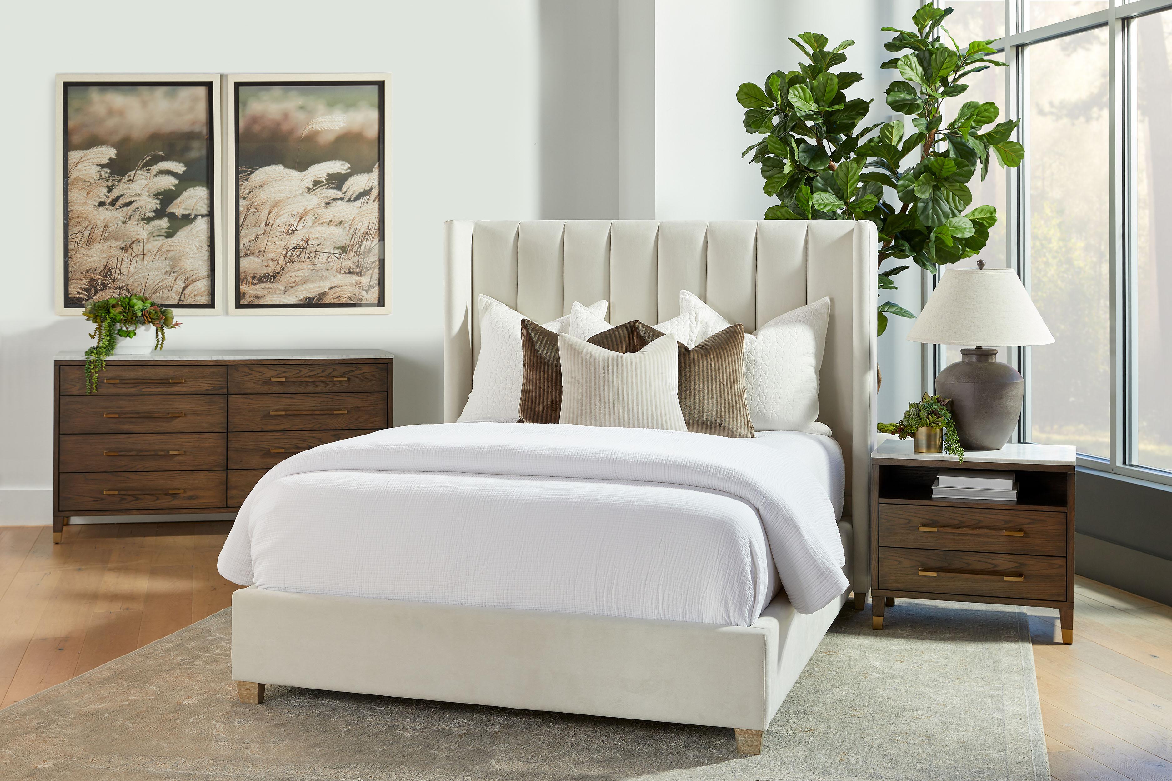 Chandler Cal King Bed, by Essentials for Living, 83.25" width x 61.75" height x 91" depth View 18