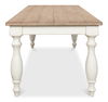 Brie Dining Table, Ant.White/Natural Top thumbnail 3