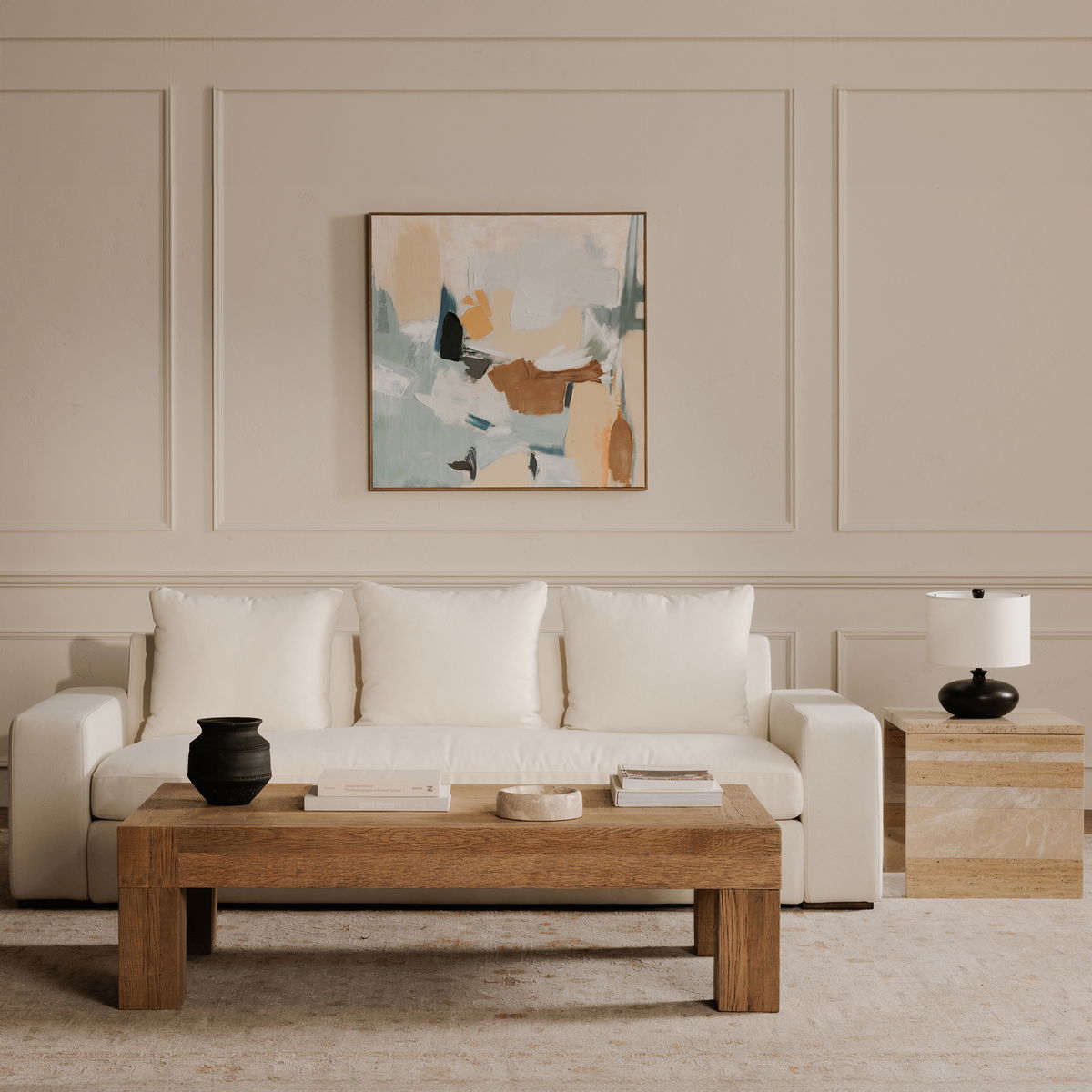 Cherish Framed Painting, by Moe's Home, 40" width x 40" height x 1.89" depth View 5