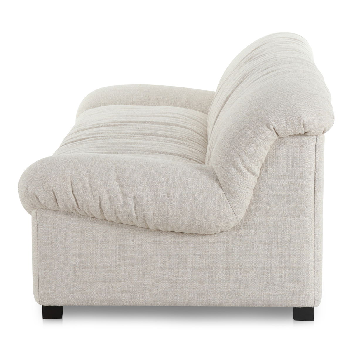 Halston Sofa Flecked Oat, Sofas & Sectional by Moe's Home, 86.6" width x 27.5" height x 39.3" depth View 4