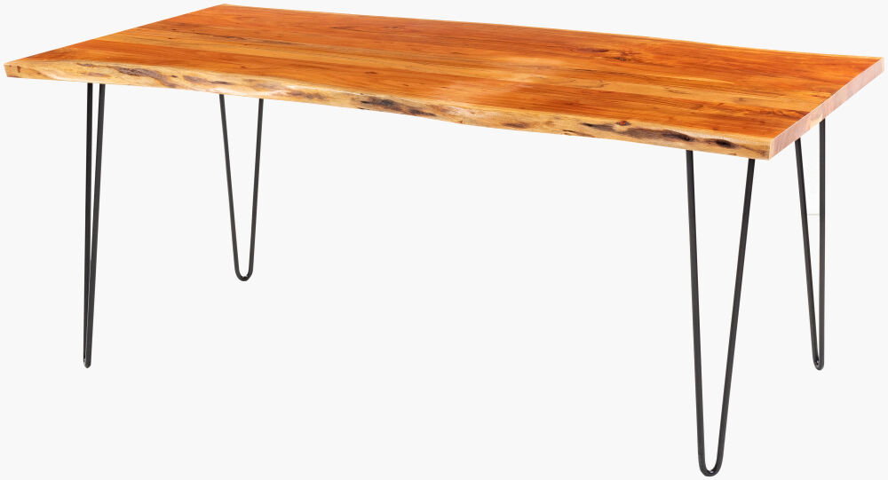 Bergen Dining Table, by Surya, 72" width x 30" height