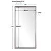 Gabelle Metallic Silver Mirror thumbnail 2