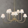 Poppins 8 Light Brass Chandelier 1 Poppins 8 Light Brass Chandelier thumbnail 1