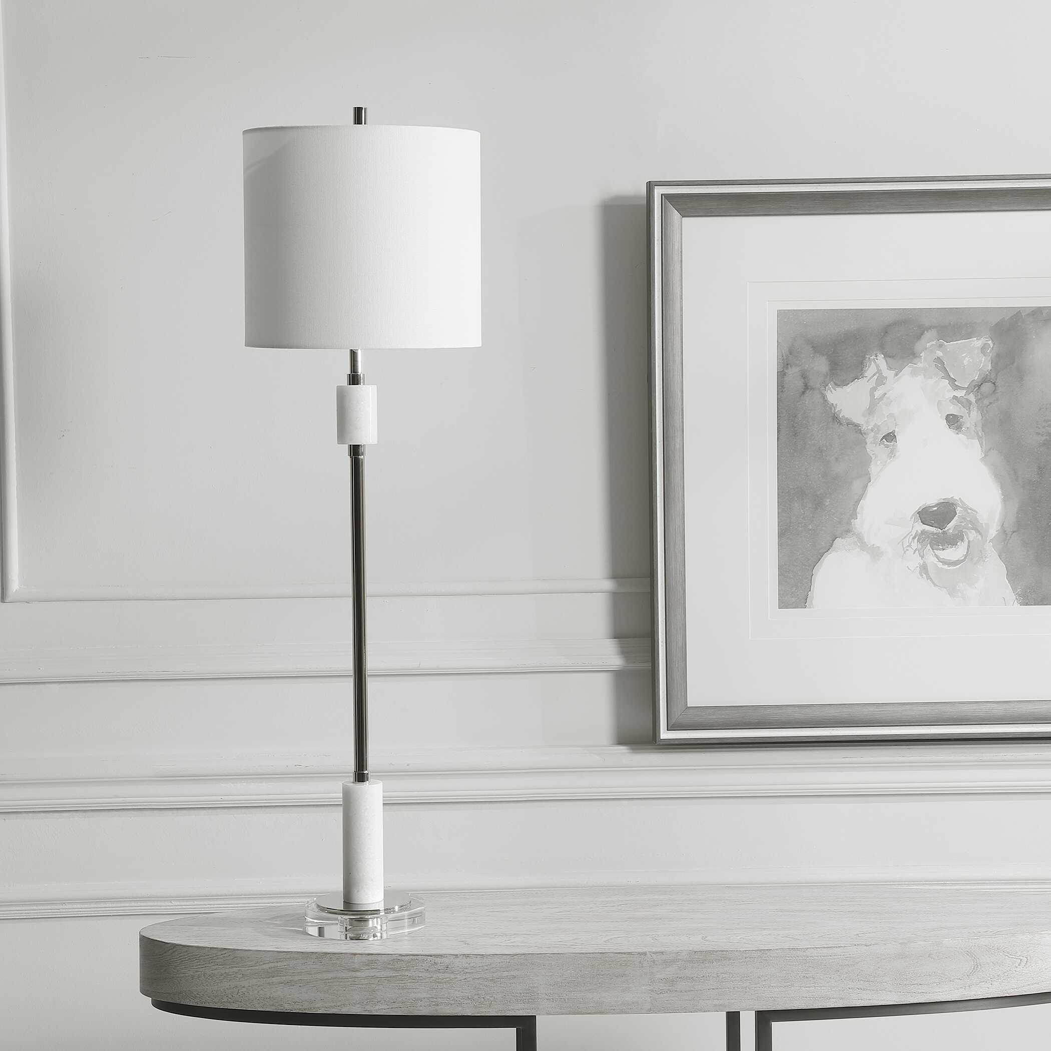 Sussex Nickel Buffet Lamp Sussex Nickel Buffet Lamp large image