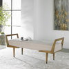 Waylon Modern Ivory Bench, Benche by Uttermost, 59.25" width x 23" height x 20" depth thumbnail 2