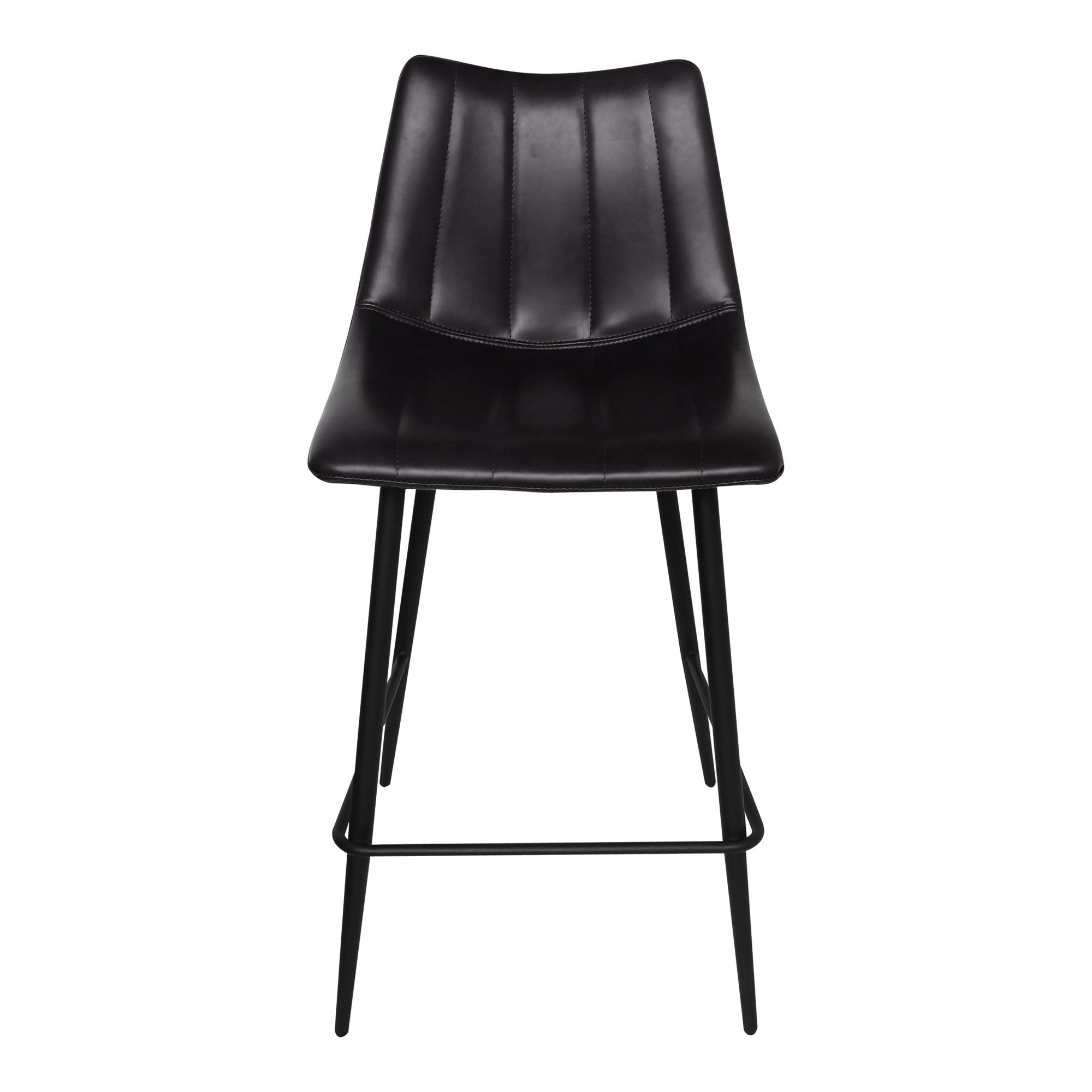 Alibi Counter Stool Matte Black - Set Of Two, Counter & Bar Stool by Moe's Home, 17.7" width x 37" height x 20" depth View 4