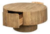 Brutus Barnwood Table, Coffee Table by Sarreid, 36" length x 36" width x 18" height thumbnail 9