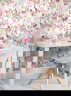 Reverie Pink & Green Peel & Stick Wallpaper thumbnail 1