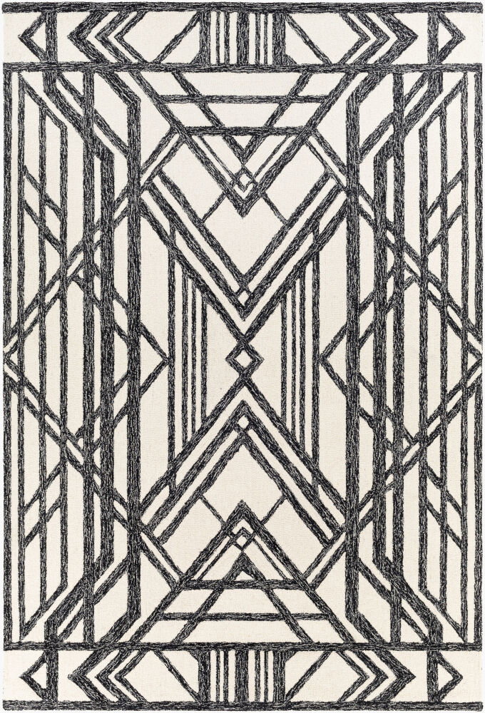 Arsenal Handmade Rug, by Surya, 1'6" length x 1'6" width