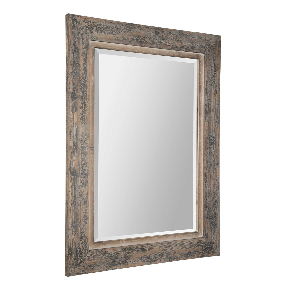 Bozeman Distressed Blue Mirror, by Uttermost, 2'3.75" width x 3'1.75" height x 1" depth View 4