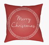 Merry Christmas II Accent Pillow, Decorative Pillow by Surya, 18" length x 18" width thumbnail