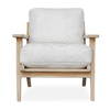 Laid Back Sheepskin Accent Chair, by Uttermost, 29.6" width x 27.25" height x 34.25" depth thumbnail 1