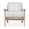 Laid Back Sheepskin Accent Chair, by Uttermost, 29.6" width x 27.25" height x 34.25" depth thumbnail 1