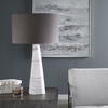 Citadel White Marble Table Lamp thumbnail 4