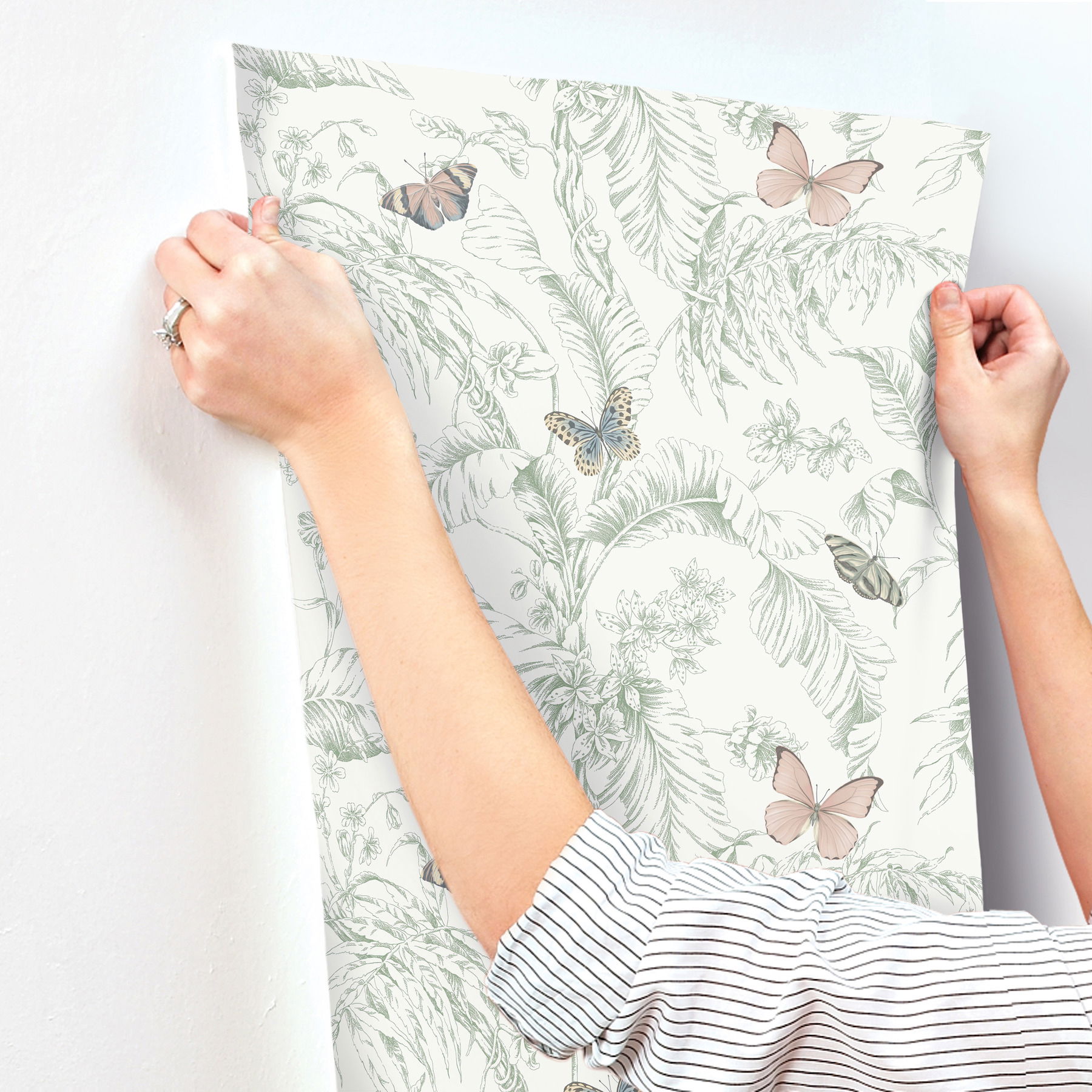Papillon Blush Wallpaper large image 