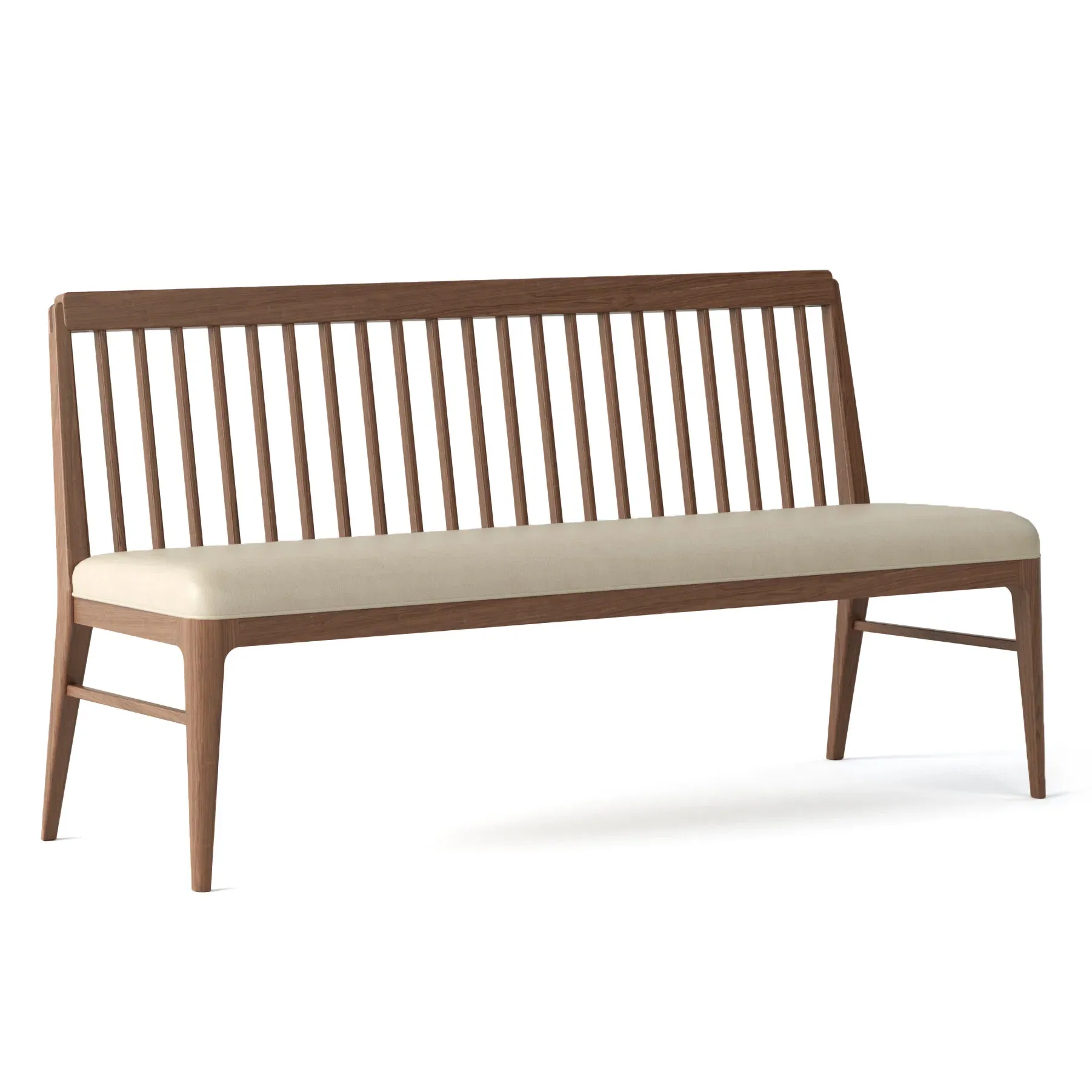 Walnut Grove Spindle Bench, Benche by Stickley, 64" width x 34" height x 22.5" depth View 1