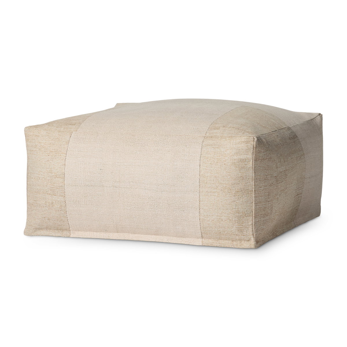 Loloi Ivory, Ottoman, 36" length x 36" width x 17" height View 1