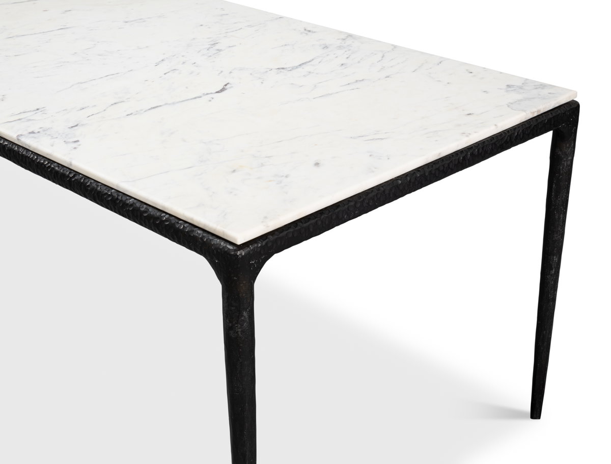 Dakor Dining Table, by Sarreid, 3' length x 6'10" width x 2'6" height View 6