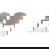 Burton Dining Chair Light Grey - Set Of Two thumbnail 2