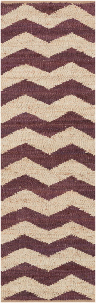 Portico Handmade Rug, by Surya, 8' length x 2'3" width