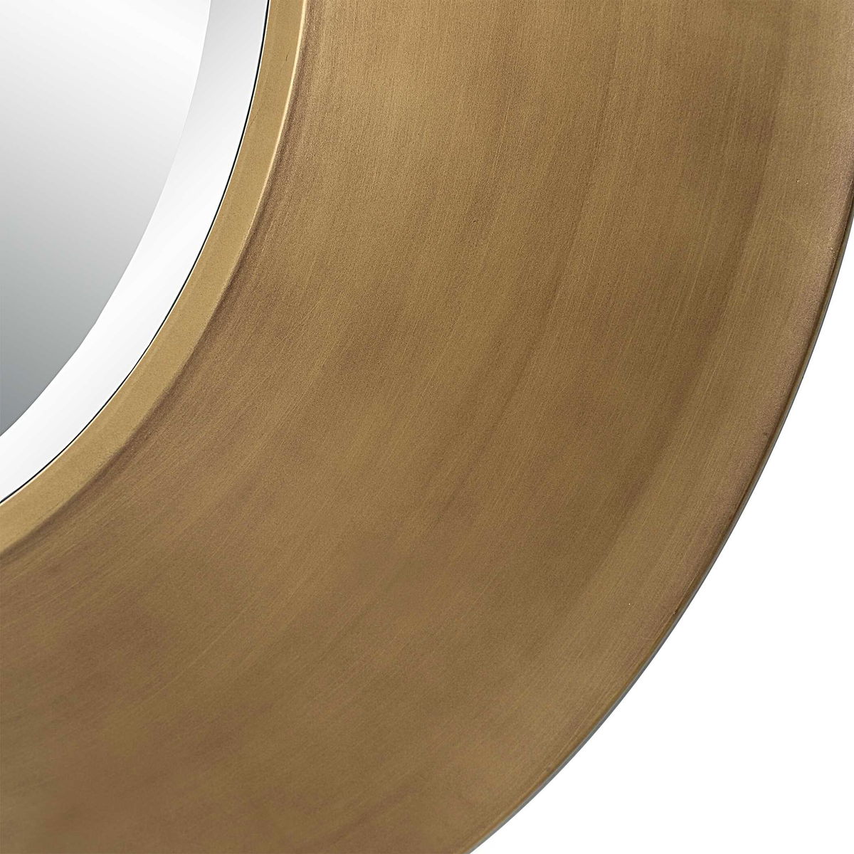Contessa Round Gold Mirror, by Uttermost, 29.5" width x 29.5" height x 3.75" depth View 6