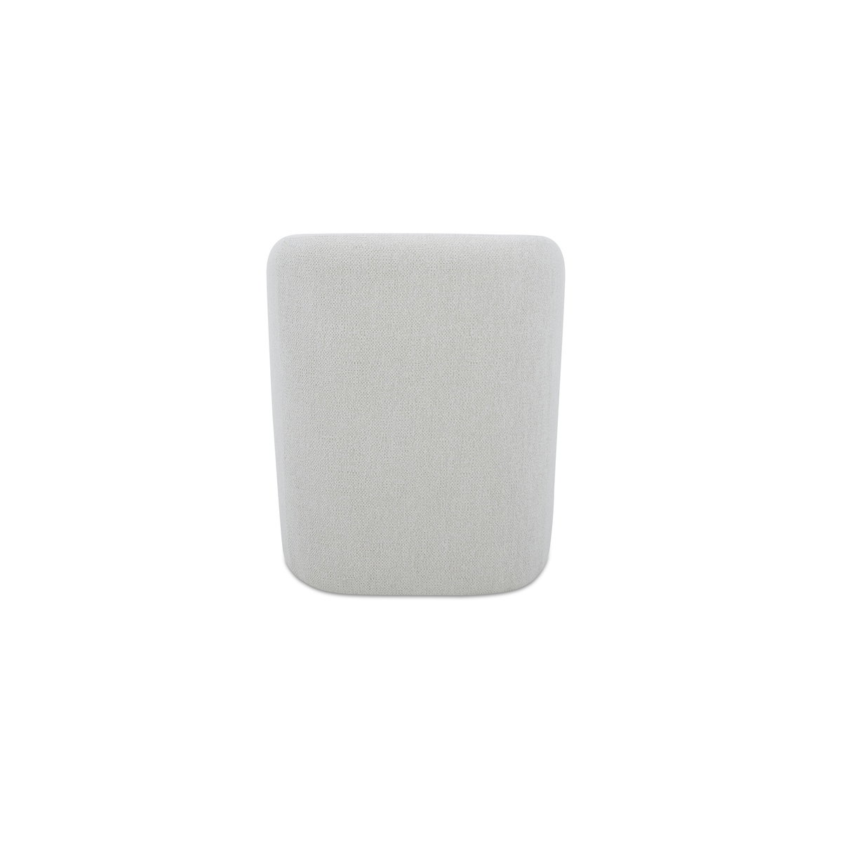 Sandy Rolling Dining Chair Off White, by Moe's Home, 26" width x 32" height x 26.5" depth View 4