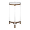 Pereira Round Acrylic Accent Table, Side & End Table by Uttermost, 13.12" width x 24.87" height x 13.12" depth thumbnail 4